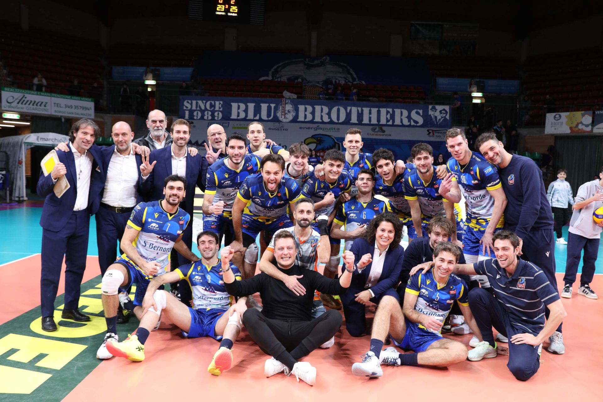 Cuneo vince 3-0 con Aversa