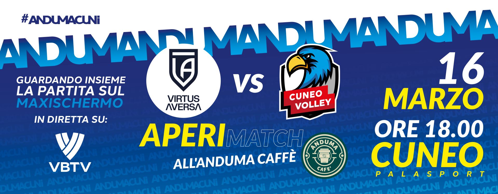 APERIMATCH Aversa VS Cuneo footer