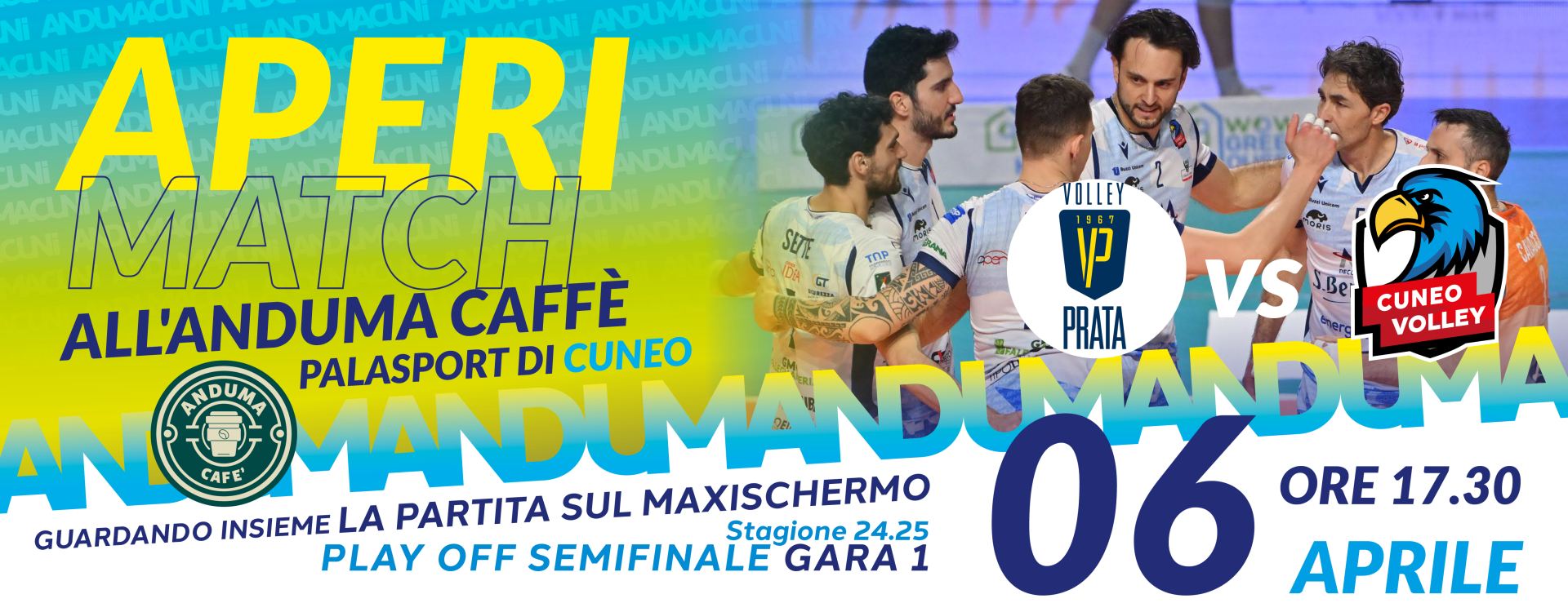 06 APRILE APERI MATCH SEMIFINALE Gara 1 Playoff 