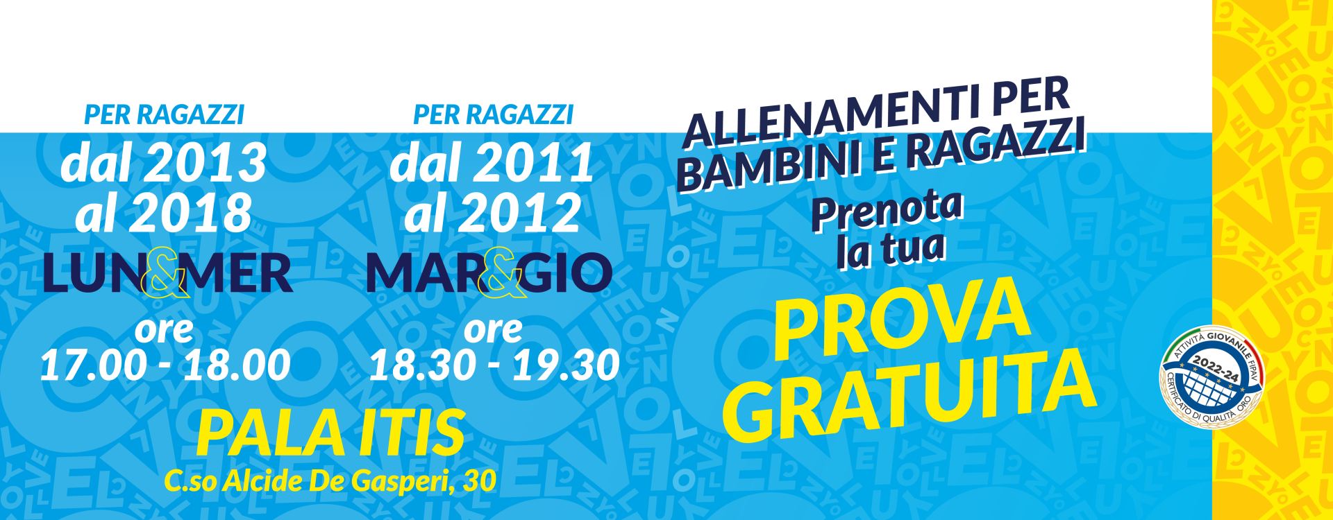 Porte Aperte Fiöi: allenamenti gratuiti di pallavolo | Cuneo Volley