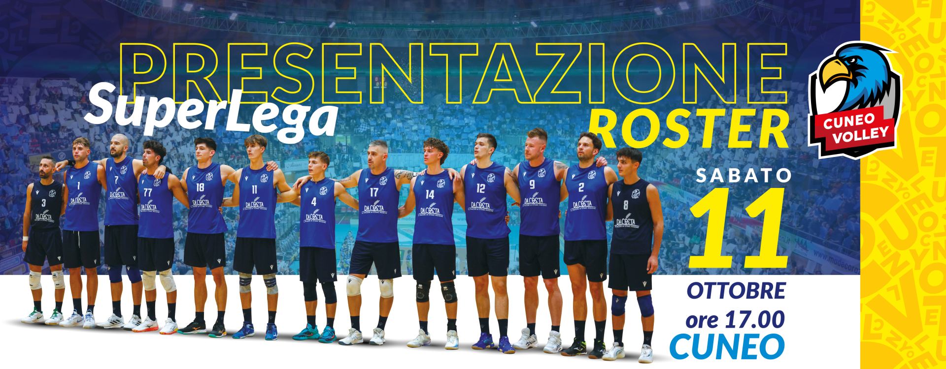 11 OTTOBRE Il Presentazione Cuneo Volley