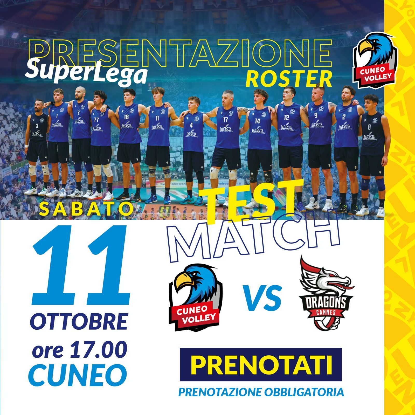 Presentazione 25/26 al palazzetto