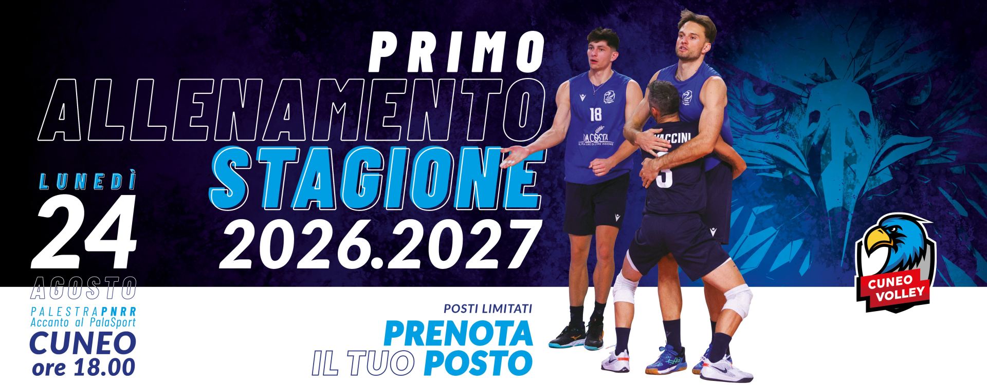 Primo allenamento stagione 26-27