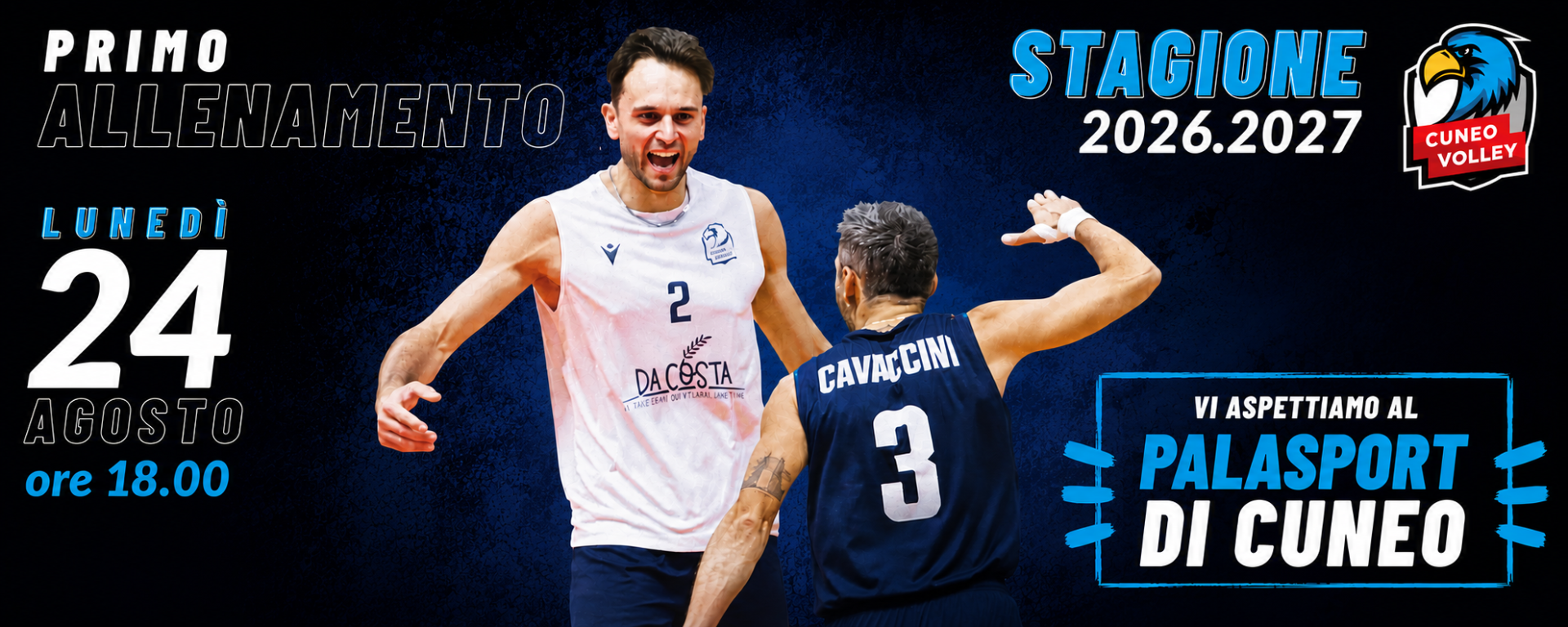 CuneoVolley Primo allenamento stagione 26-27