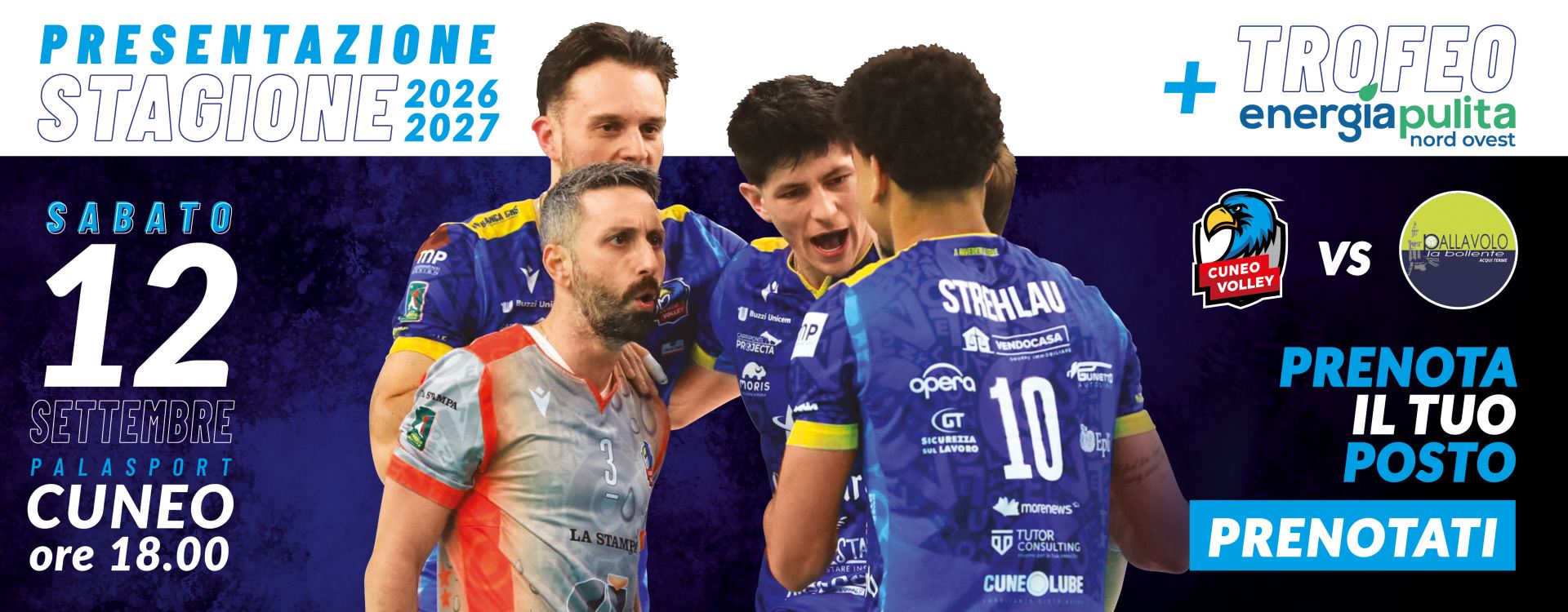Presentazione Cuneo Volley Superlega 26-27