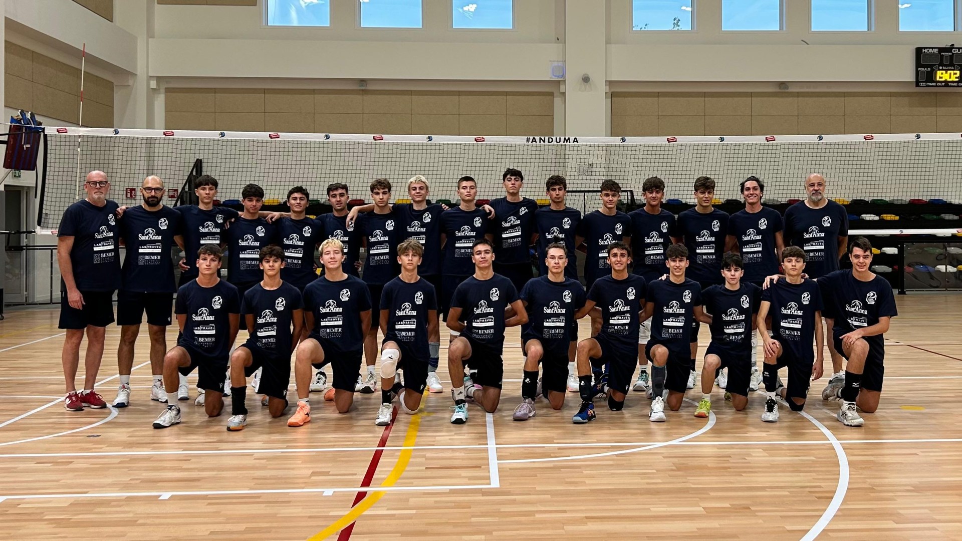 Le due formazioni Under 19 del Cuneo Volley